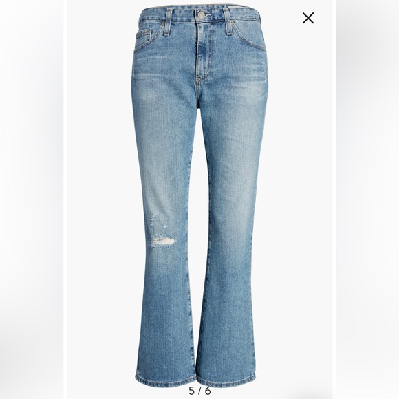 AG Denim Jeans Size 26 The Jodi Crop 22 years succession Medium Wash High Rise - Picture 5 of 13